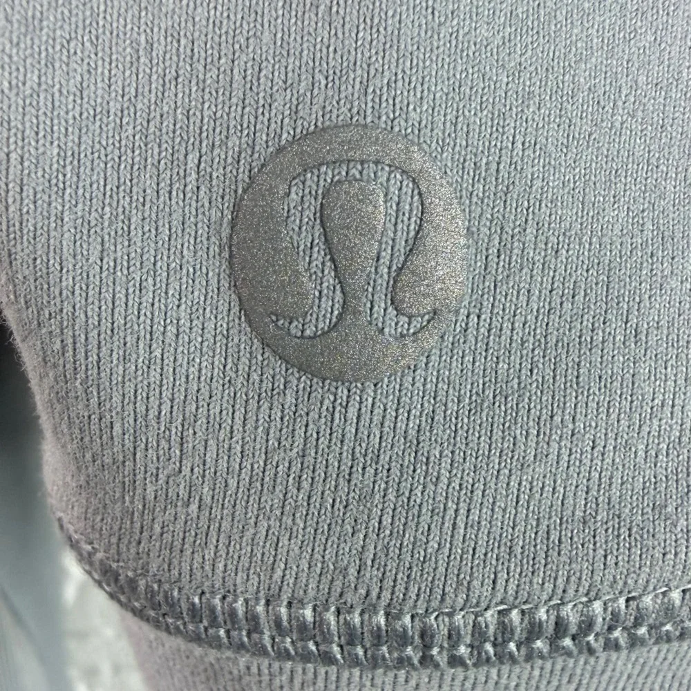 Lululemon It's Rulu Run Half Zip Pullover Grey Size 6